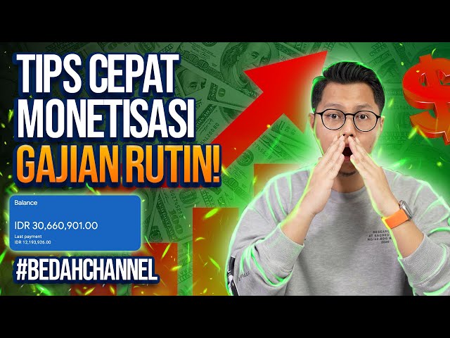 Tips Channel Youtube Cepat Monetisasi Gajian Rutin Di Youtube! class=