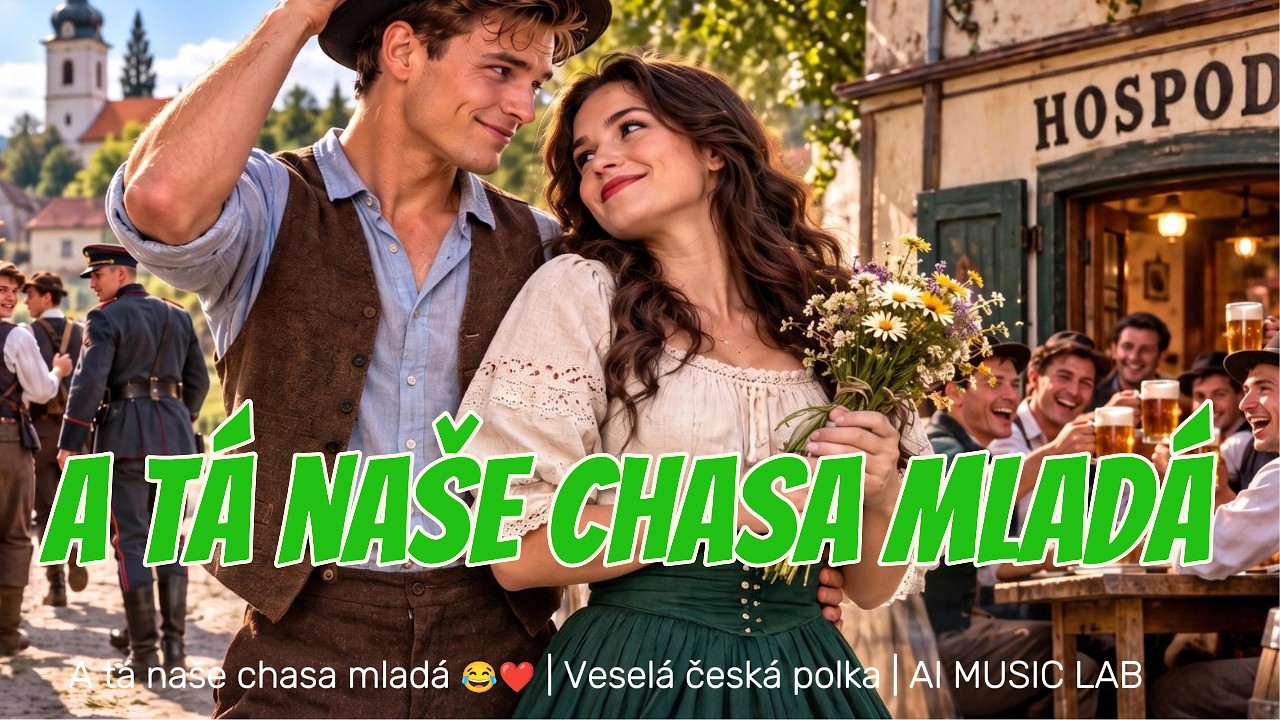 👉👉A tá naše chasa mladá 😂❤️ | Veselá česká polka |