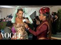 Blake lively sur sa robe patine inspire de new york  met gala 2022 avec la la anthony  vogue