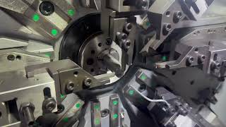 CNC1225 Camless Spring Machine Making 0.8mm High-Difficulty Wire Forming Parts