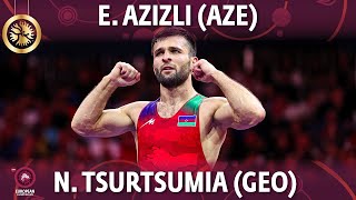 Eldaniz Azizli Aze Vs Nugzari Tsurtsumia Geo - Final European Championships 2022