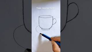 Cup Saucer Drawing