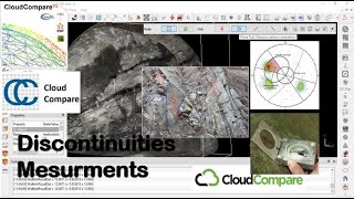 Discontinuity Measurement in CloudCompare:  #Compass Plugin