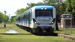 Tren Solidario 48 a TRES SARGENTOS! LBS  Séxtupla DMU por el Ramal G