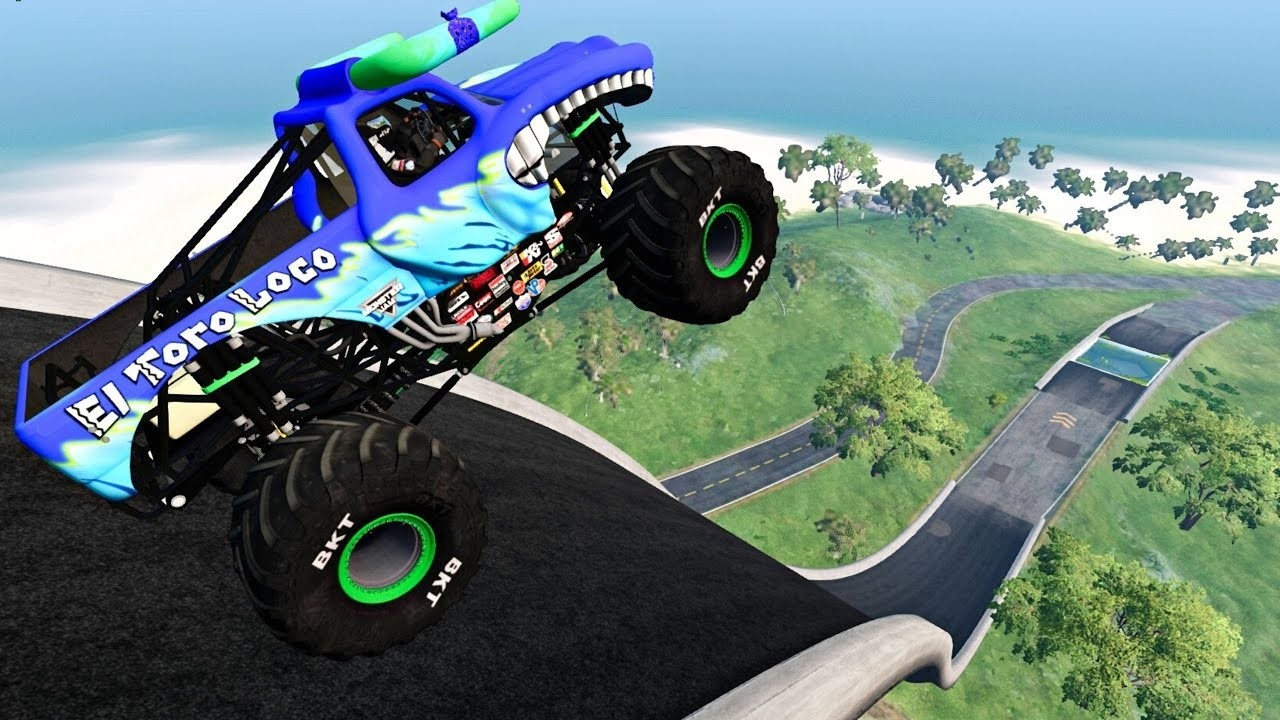 MONSTER Jam or YETI Which Cliff Jumping Style Reigns Supreme?
