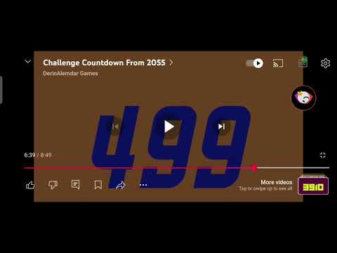 Challenge countdown from 650