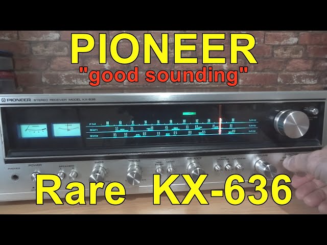 PIONEER SX-636 Receiver Review. well Hard to Find KX-636 with