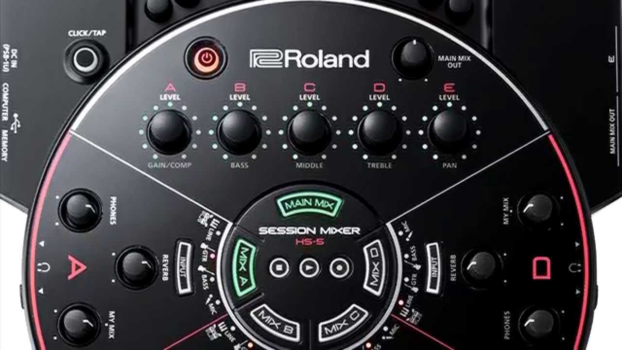 roland hs5 session mixer
