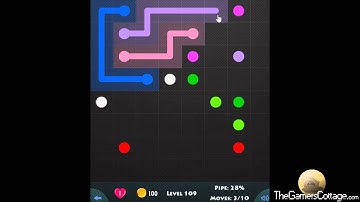 Flow Game Level - 409 [8x8] Mania Connect the Dots