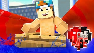 CRAZY BOAT WATERSLIDE! | One Life SMP #62