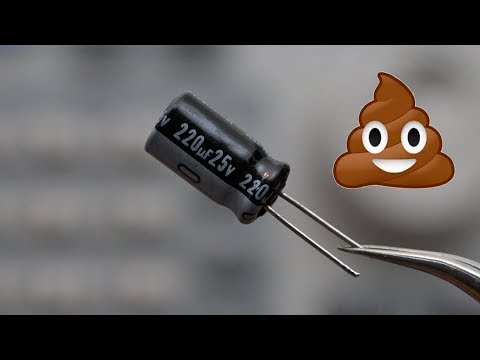 Why electrolytic capacitors are actually kinda crappy 💩