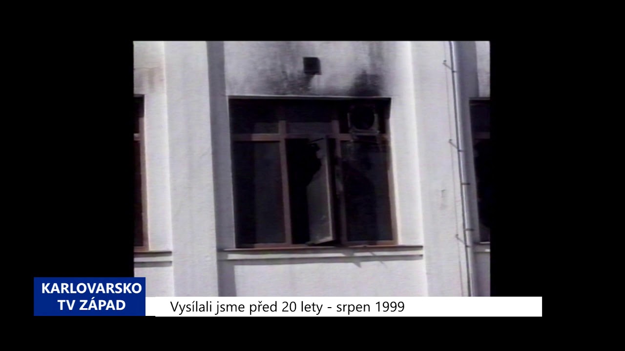 1999 – Luby: Požár zachvátil továrnu na modely (TV Západ)