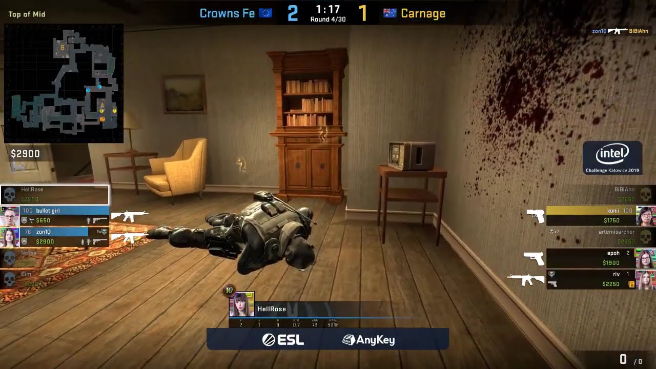 [CS:GO] Carnage Esports vs. Crowns - Intel Challenge Katowice 2019