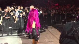 WWE LIVE MILAN - SASHA BANKS ENTRANCE - 13/04/2016