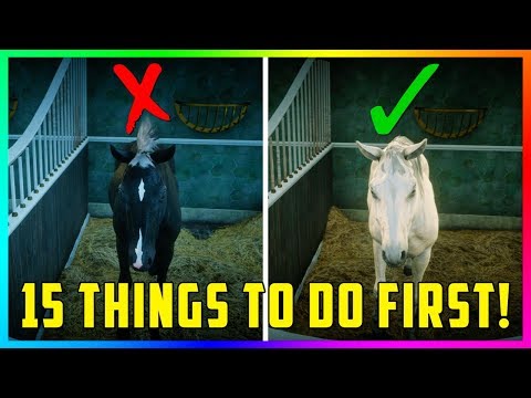 15 Things You Need To Do FIRST In Red Dead Redemption 2! (RDR2)