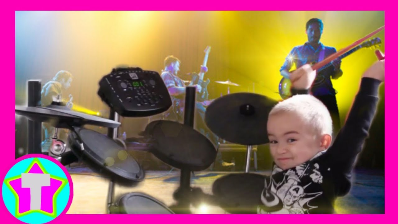 3 Year Old Drummer Has Talent Mason Plays Drums Like a Pro Band Thrice