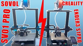 ENDER3 S1 PRO VS SOVOL SV01 PRO by Retsetman 10,781 views 1 year ago 12 minutes, 19 seconds