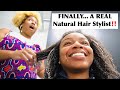 I sat in a real natural hairstylist chair...here’s what I learned