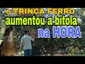 trinca ferro como aumentar a bitola