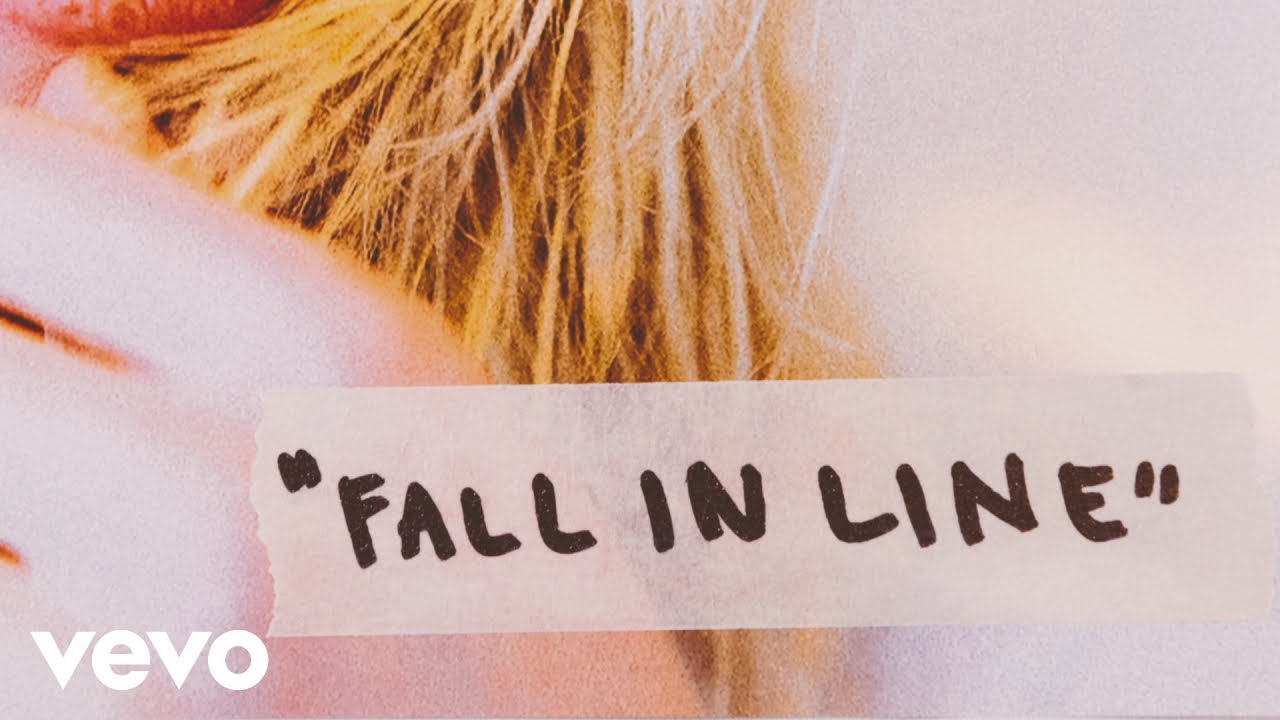 Christina Aguilera — Fall In Line (Lyric Video) ft. Demi Lovato