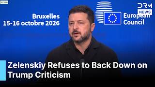 Zelenskiy Asked If He Regrets Criticizing Trump, Defends Ukraine's Position at EU Summit | AC1G