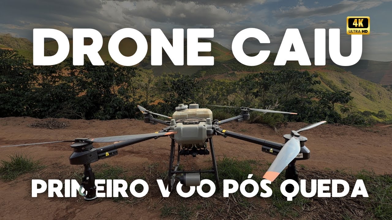 ADRENALINA - Primeiro Voo após queda do Drone DJI T25