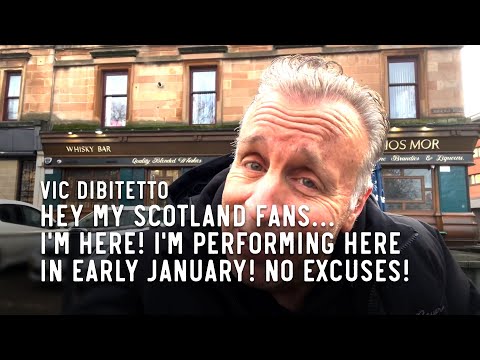 Hey my Scotland fans...I'm here! I'm performing here in early January! No excuses!