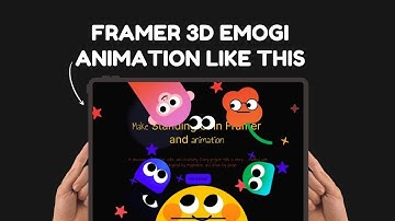 3D element in framer using Spline | make a 3D Emoji UI in framer