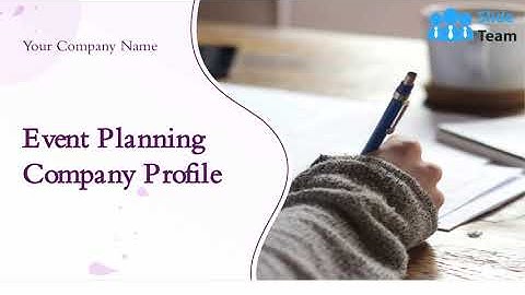 Event Planning Company Profile PowerPoint Presentation Slides