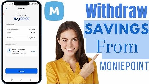 How To Withdraw My Savings From Moniepoint | Withdraw Savings From Moniepoint
