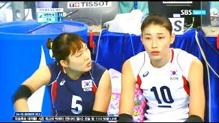 2014 Asian Games Women's Volleyball - Korea vs India