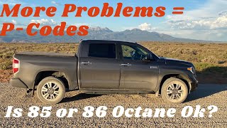 Tundra Problems   More P Codes and best:worst octane fuel by KEdRevs 3,321 views 10 months ago 5 minutes, 3 seconds