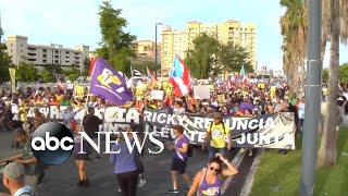 More protests as Puerto Ricans demand Gov. Rosello's resignation More protests as Puerto Ricans demand Gov. Rosello's resignation