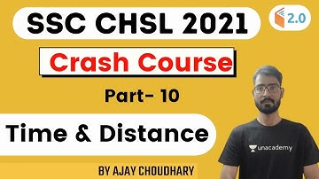 SSC CHSL 2021 Crash Course | Time & Distance | Maths by Ajay Choudhary | Part 10