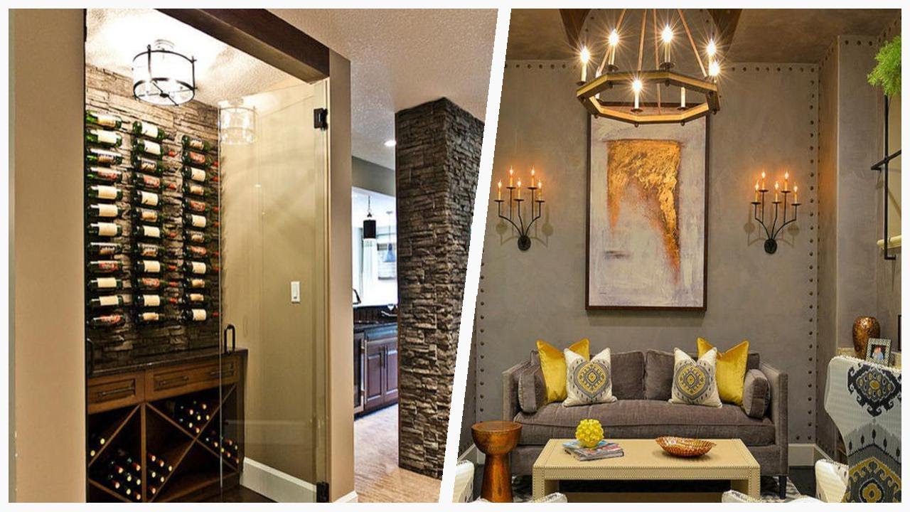 75 Brown Floor Wine Cellar Design 🔴 - YouTube