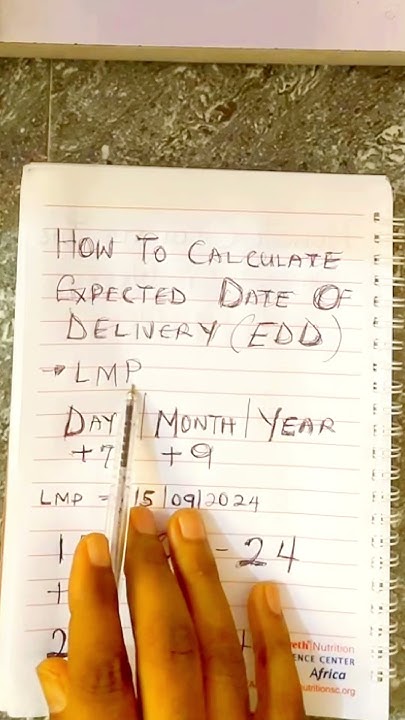how-to-calculate-expected-date-of-delivery-youtube