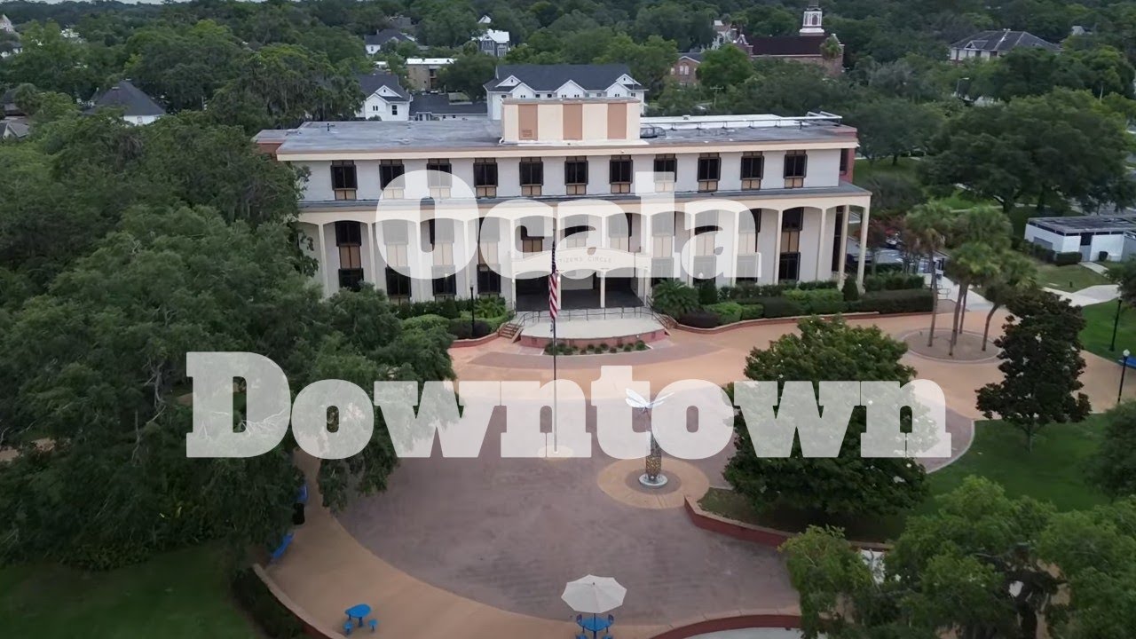 Ocala Fl Downtown Drone Aerial Tour