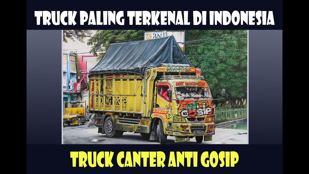 Sketsa Gambar Mobil Truk Oleng