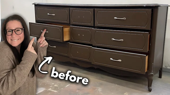Glam Autumn Aesthetic | How to Repaint Already Painted Furniture