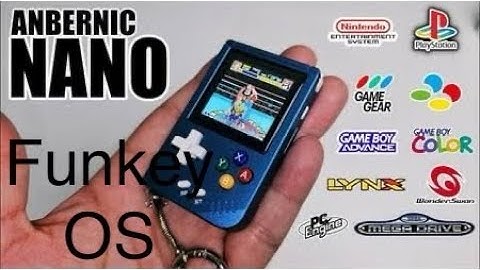 RG nano - Anbernic stock Firmware vs funkey S CFW