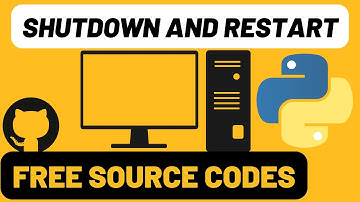 How to restart and shutdown computer using Python?