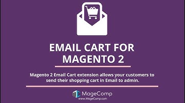 Magento 2 Email Cart by MageComp