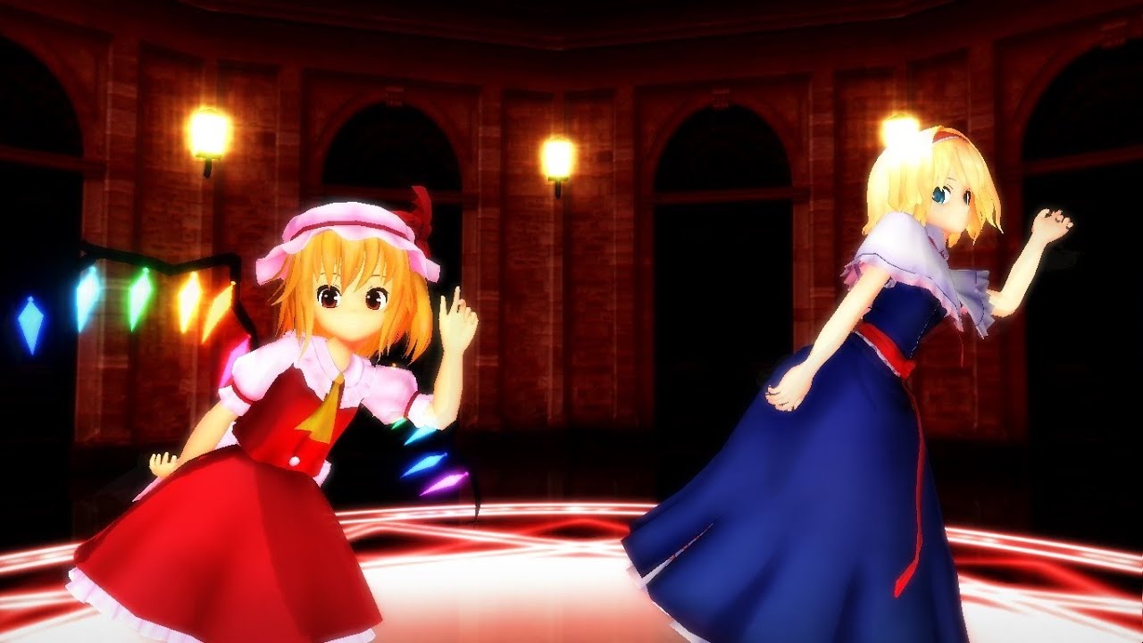 【MMD HD】ハッピーシンセサイザ【フラン・アリス】