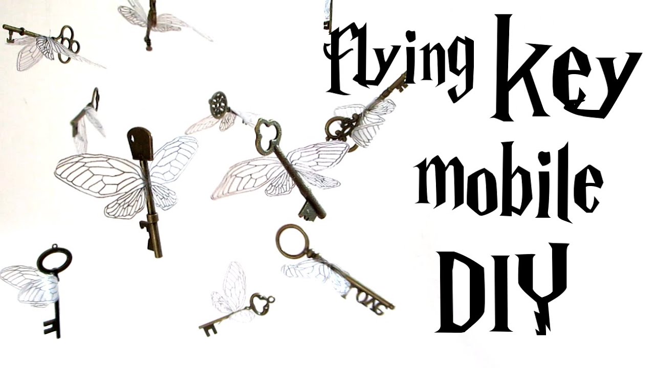 Download DIY flying key mobile - Harry Potter tutorial - from the ...