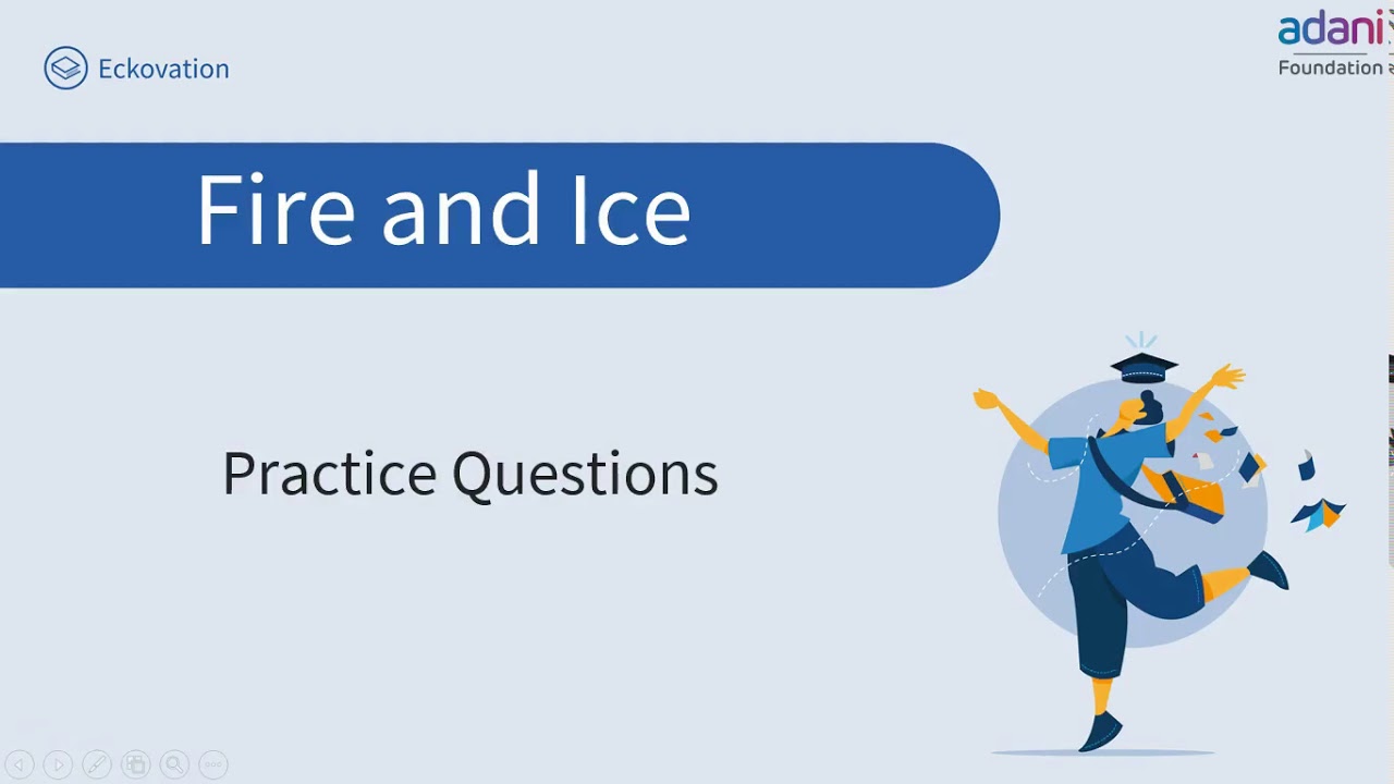 Fire and Ice Part 2 Class 10 English Hindi Medium YouTube