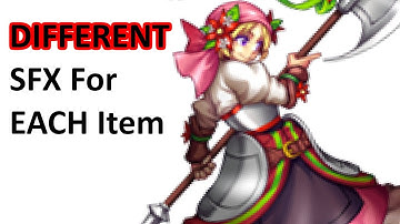 Items to Have Different Sound in Menu? RPG Maker Tutorial - RPG Maker Wiz