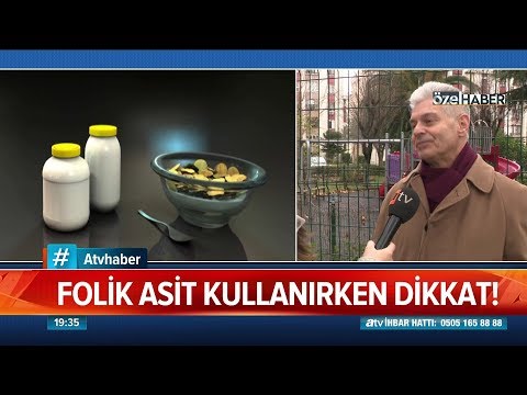 Folik asit kullanırken dikkat! - Atv Haber 5 Ocak 2020