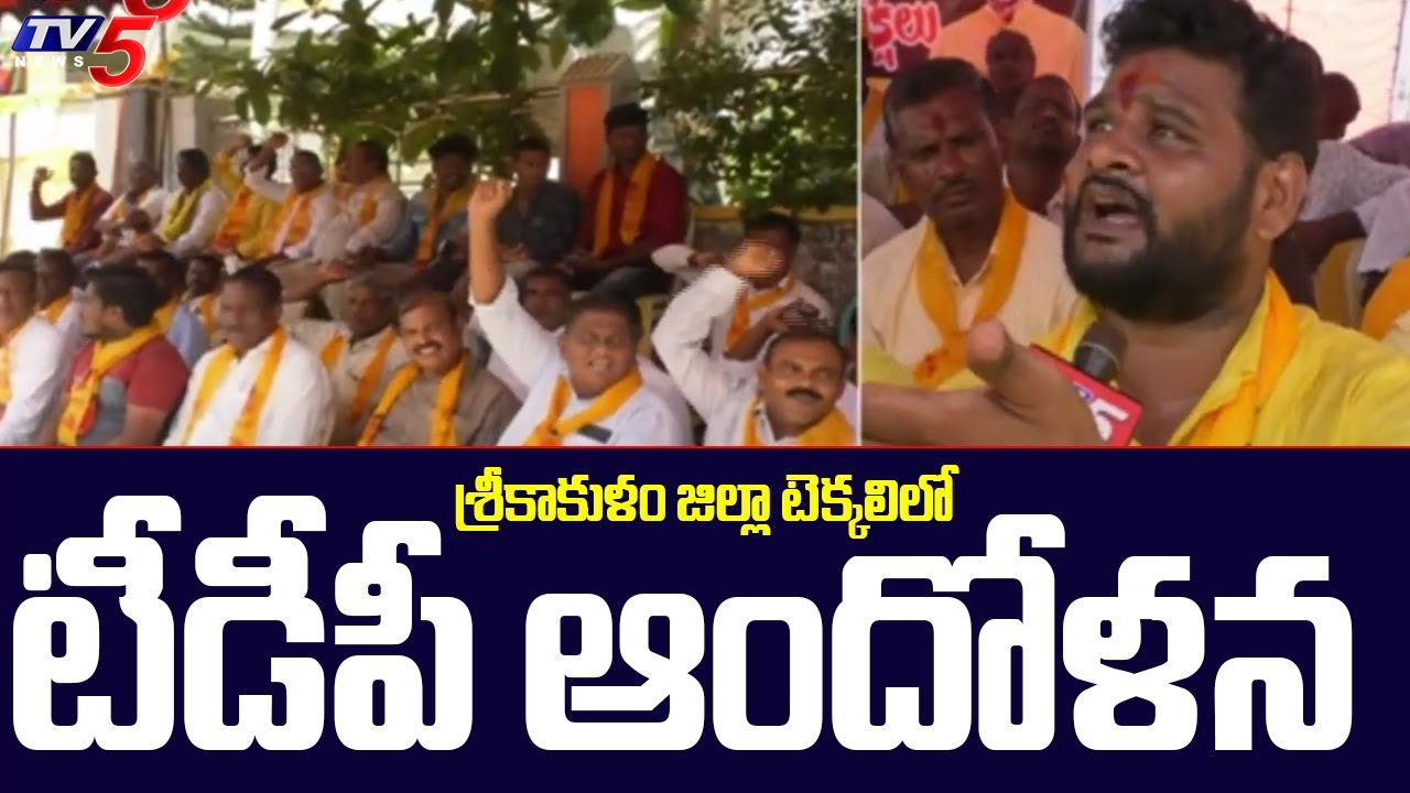 TDP Agitation in Tekkali Over NTR Health University Name Change | Srikakulam District| TV5 News