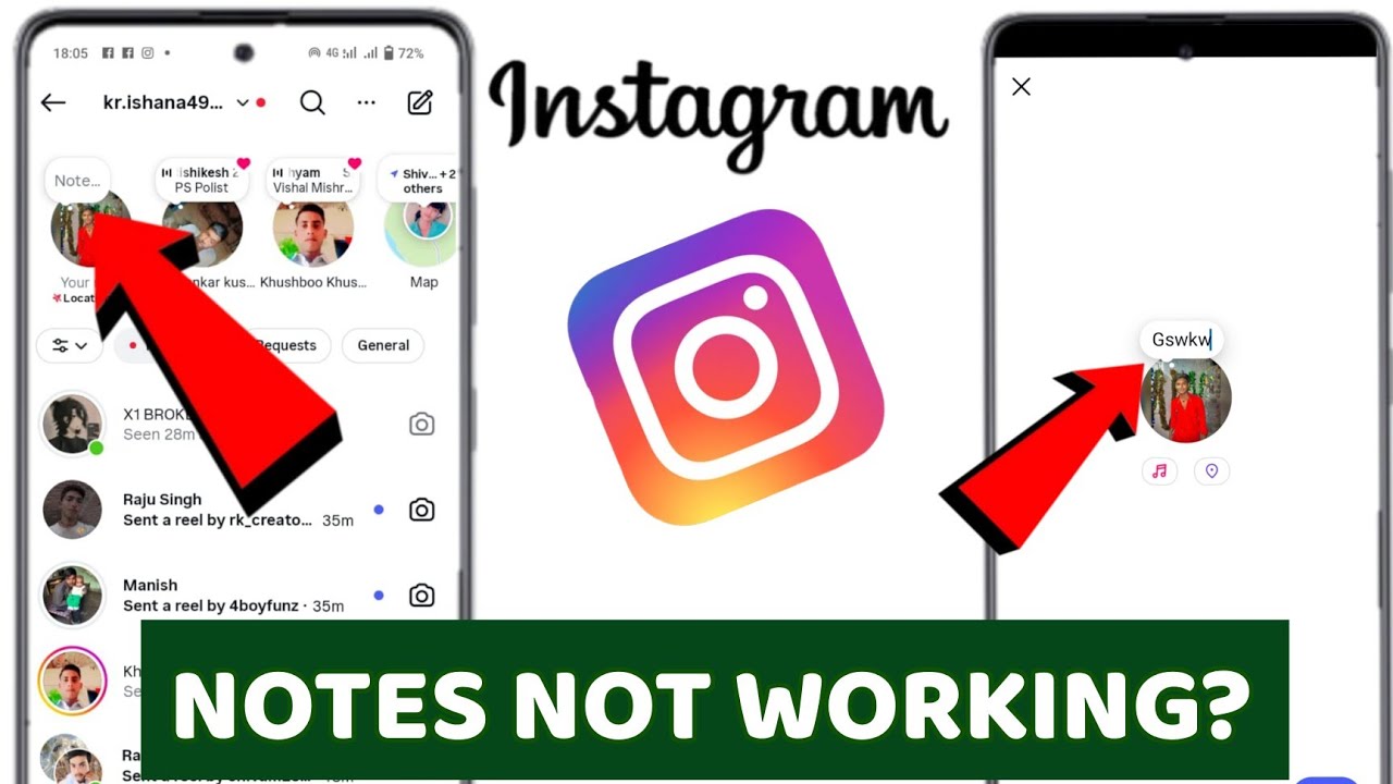 Instagram Note Problem | Instagram Notes Not Working Problem |Instagram Notes Not Showing 