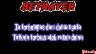 BETRAYER- Terhempas Ke Angkasa Lirik